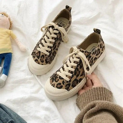 Basket shop leopard enfant