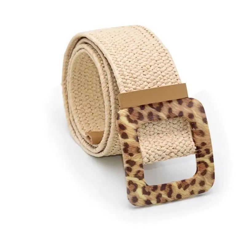 Ceinture boucle carrée.