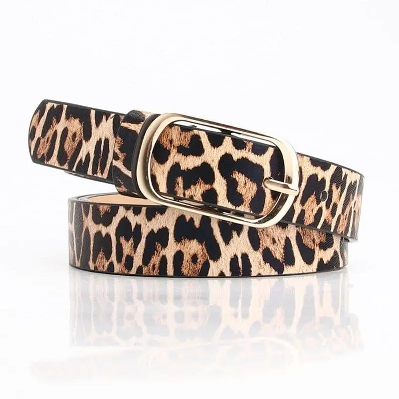 Ceinture top motif leopard