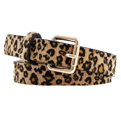 Classique ceinture léopard.