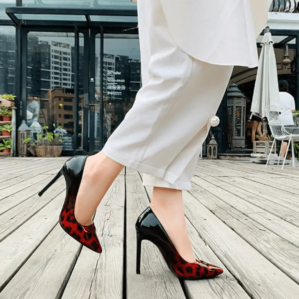 Chaussures Talons l opard rouges My L opard