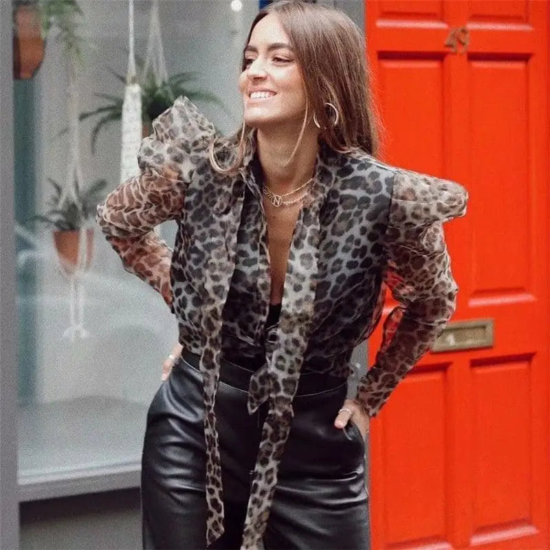 Chemisier Femme Leopard Elegant My Leopard