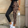pantalon combinaison léopard.