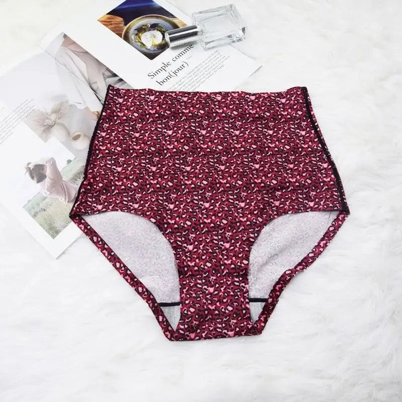 culotte léopard bordeaux.