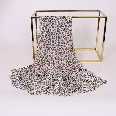 écharpe léopard printemps.