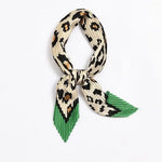 Green Colorful Leopard Scarf - Vignette | My Léopard