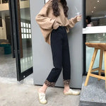 7/8th Black Leopard Jeans - Vignette | My Léopard