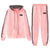 Ensemble jogging léopard pink.