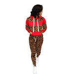 Stylish Red Leopard Jogging Pants - Vignette | My Léopard