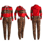 Stylish Red Leopard Jogging Pants - Vignette | My Léopard