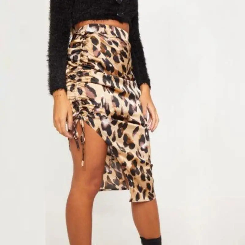 Jupe asymetrique leopard hotsell