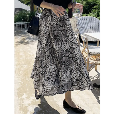 SURMIITRO Long Maxi Skirt Women 2023 Summer Korean Fashion