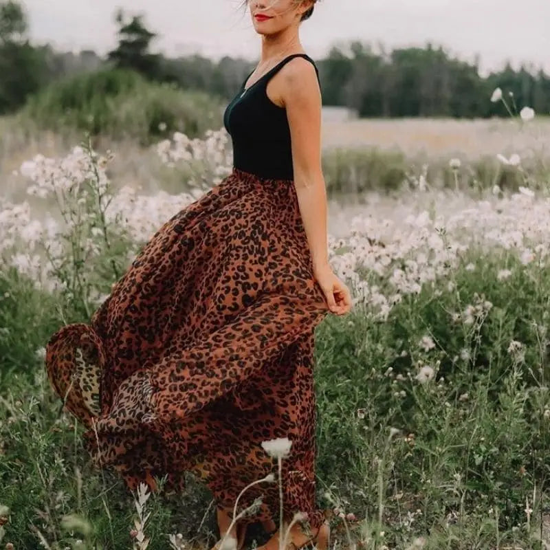 Jupe Longue Leopard Elegante My Leopard