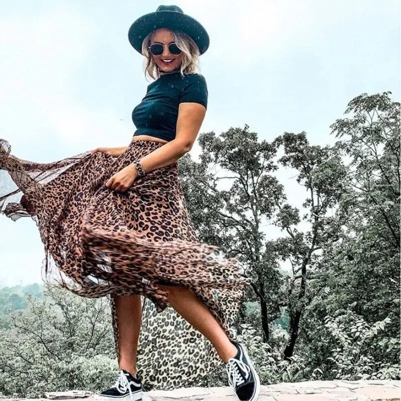 Jupe Longue Leopard Elegante My Leopard