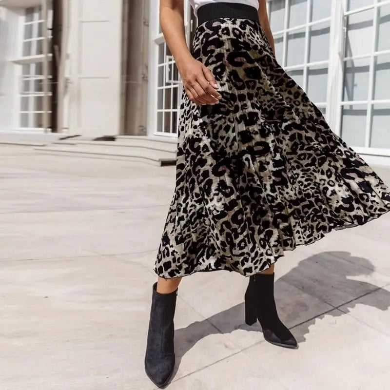 Jupe longue leopard zara best sale