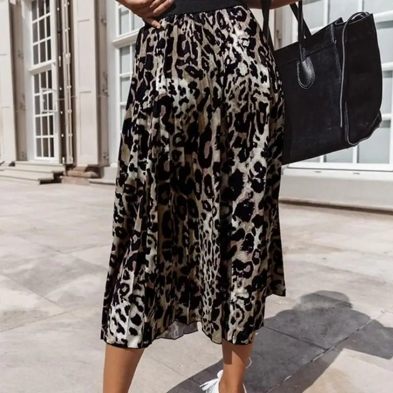 Jupe longue leopard sales zara