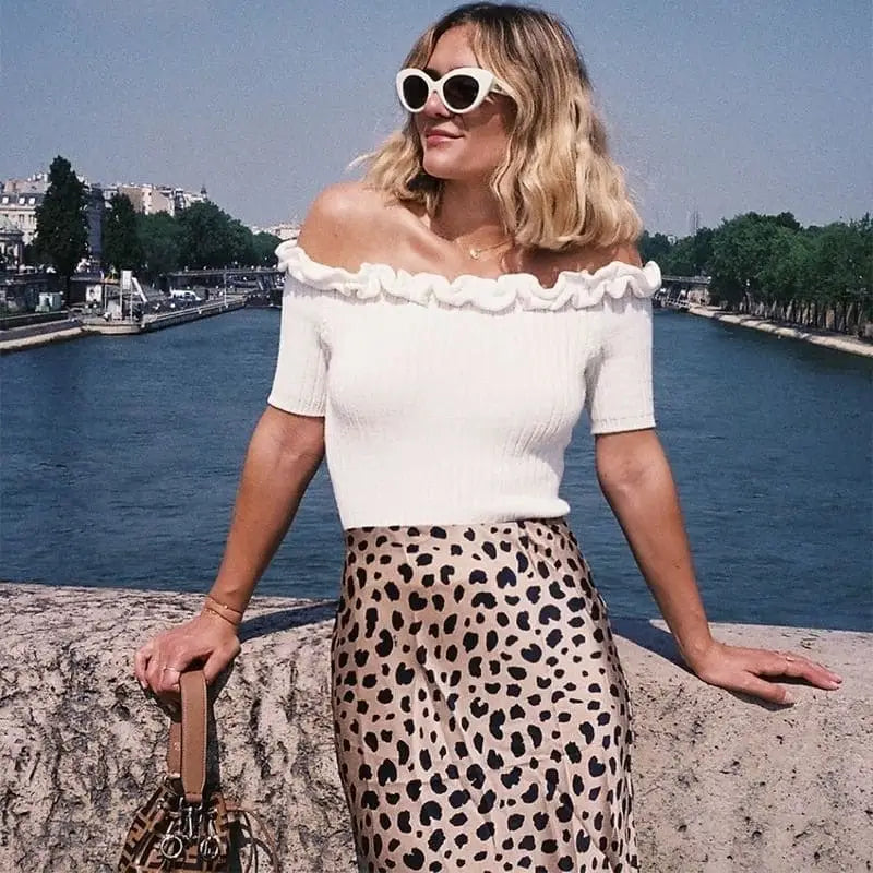 Jupe leopard discount