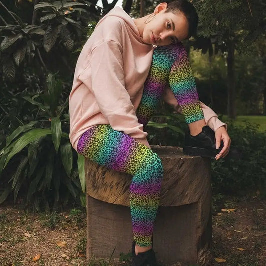 legging léopard coloré