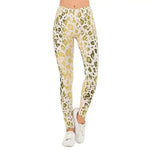 Gold Leopard Leggings - Vignette | My Léopard