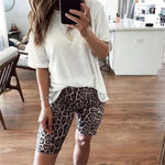 Women's Leopard Cycling Leggings - Vignette | My Léopard