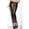 Legging léopard similicuir.