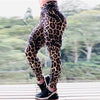 Legging léopard taille haute.