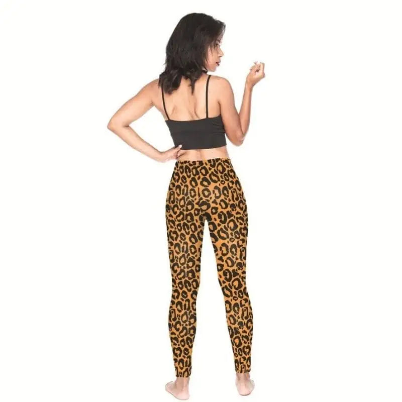 Legging léopard de yoga.