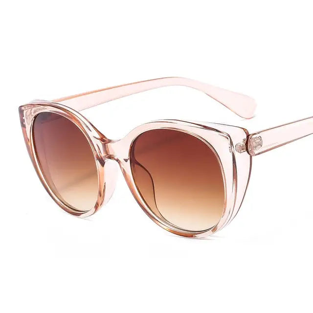 LongKeeper Luxury Cat Eye Sunglasses Women 2021 Oversized