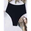 2022 Sexy Hollow New One-piece Swimsuitt Women&#39;s Leopard