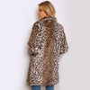 Dos manteau léopard dégradé.