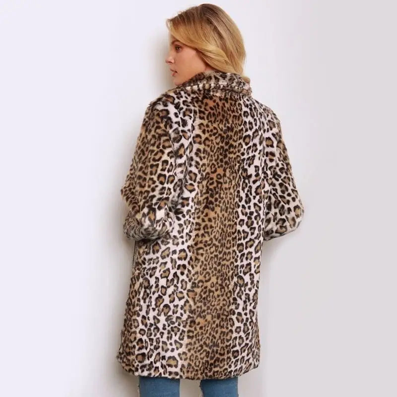 Manteau léopard dégradé.