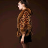 Manteau imprimé léopard femme.