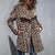 Manteau léopard femme classique.