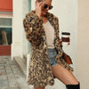Manteau fausse fourrure léopard femme.