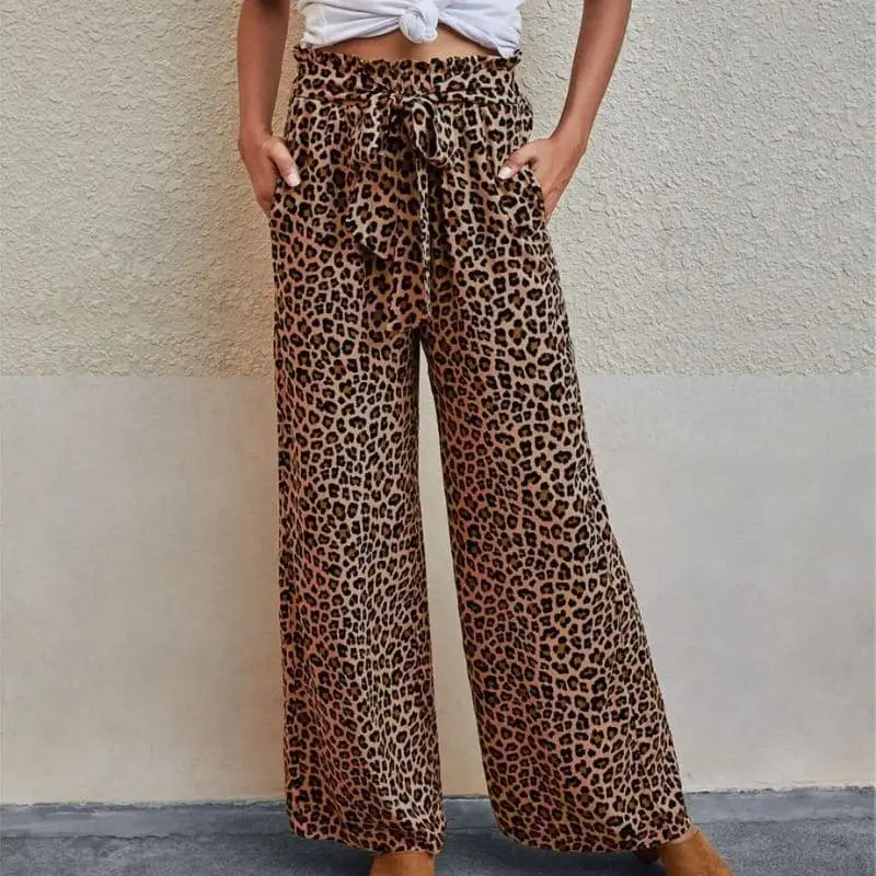 Pantalon fluide shop marron
