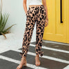 pantalon imprimé léopard femme