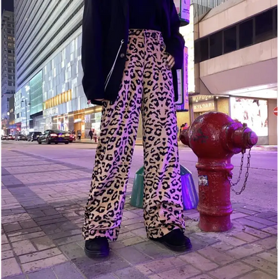 Pantalon hiver léopard.