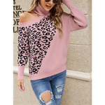Pink Leopard High Neck Sweater  - Vignette | My Léopard