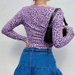 Purple Lace Leopard Sweater - Vignette | My Léopard