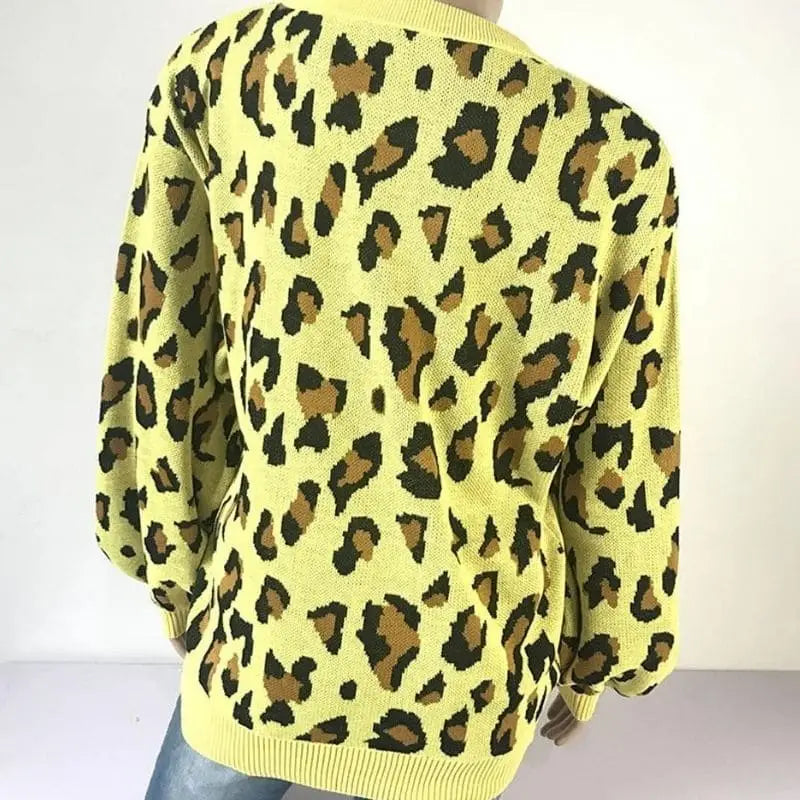Pull Léopard Femme Jaune | My Léopard