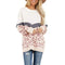 Pull gris long léopard.