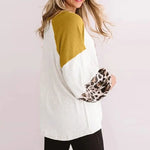 Yellow Tricolor Leopard Sweater - Vignette | My Léopard