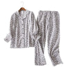 pyjama femme gris léopard.