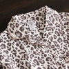 pyjama gris chemise léopard.