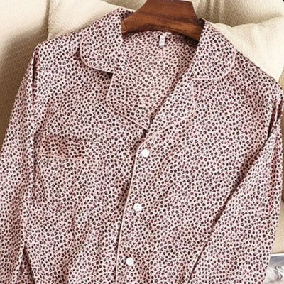 pyjama motif léopard rose.