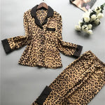 Satin Leopard Pajamas - Vignette | My Léopard