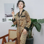 Satin Leopard Pajamas - Vignette | My Léopard