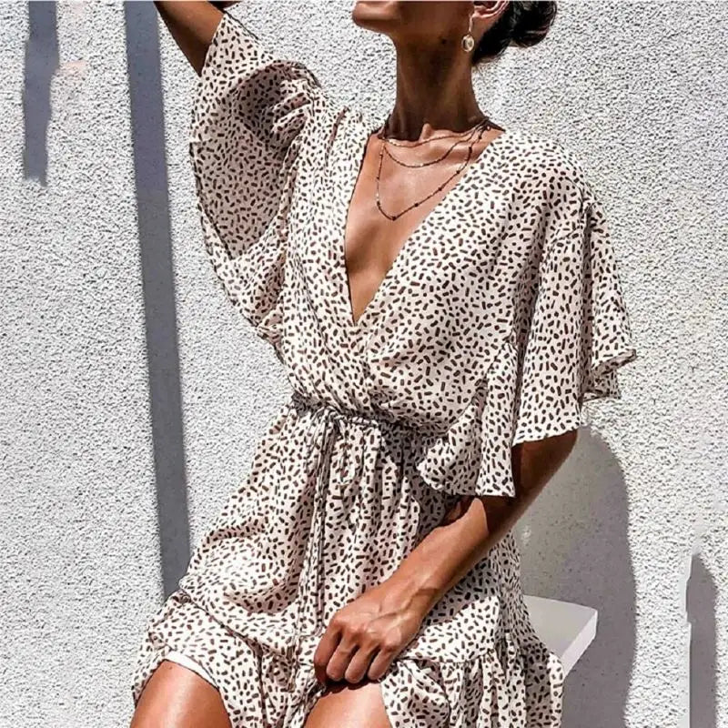 Robes Leopard My Leopard Etiquete Blanc