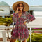 Robe Imprimé Léopard Coloré