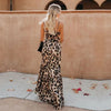 robe motif léopard